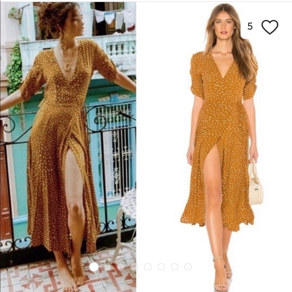 Faithfull the Brand Chiara Midi Dress size 4